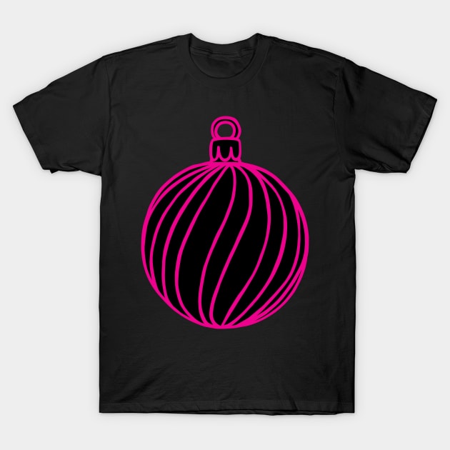 Simply Christmas Collection - Bauble - Alternative Xmas Colours T-Shirt by LAEC